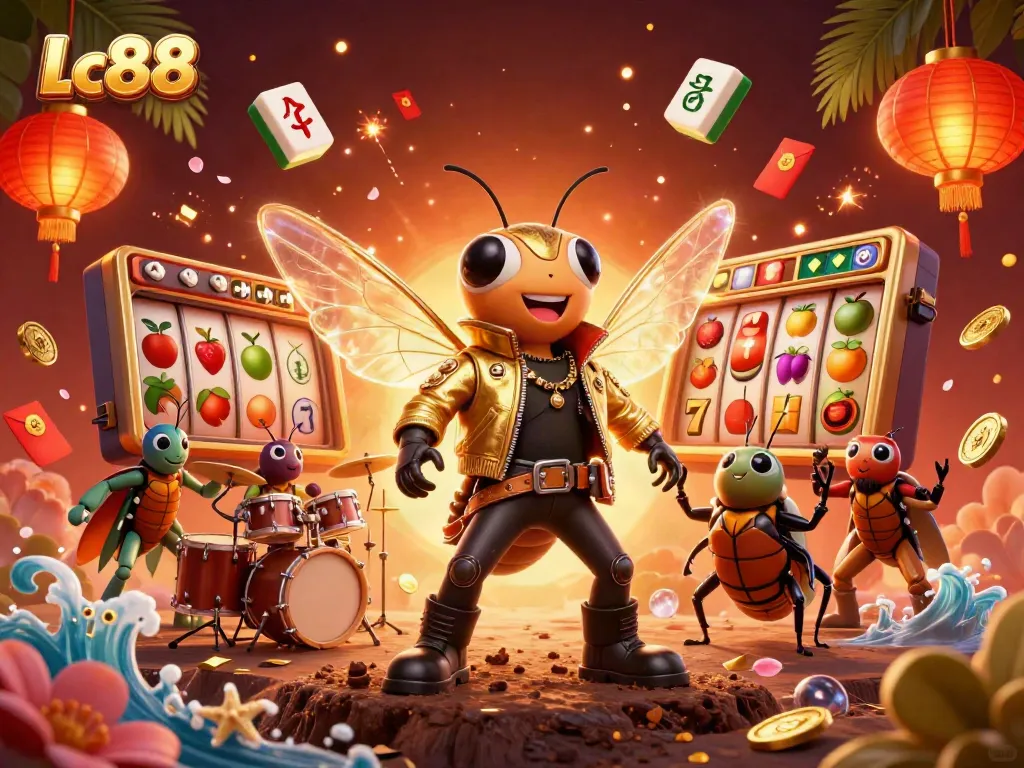 Engage with Lc88's thrilling casino adventures featuring vibrant characters and dynamic game elements.