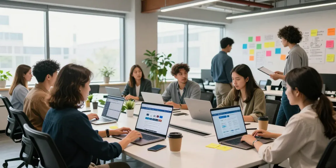 Collaborative workspace with professionals using WPS Official Website for teamwork